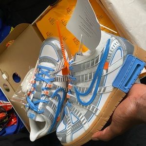 Off White X Air Rubber Dunk University Blue